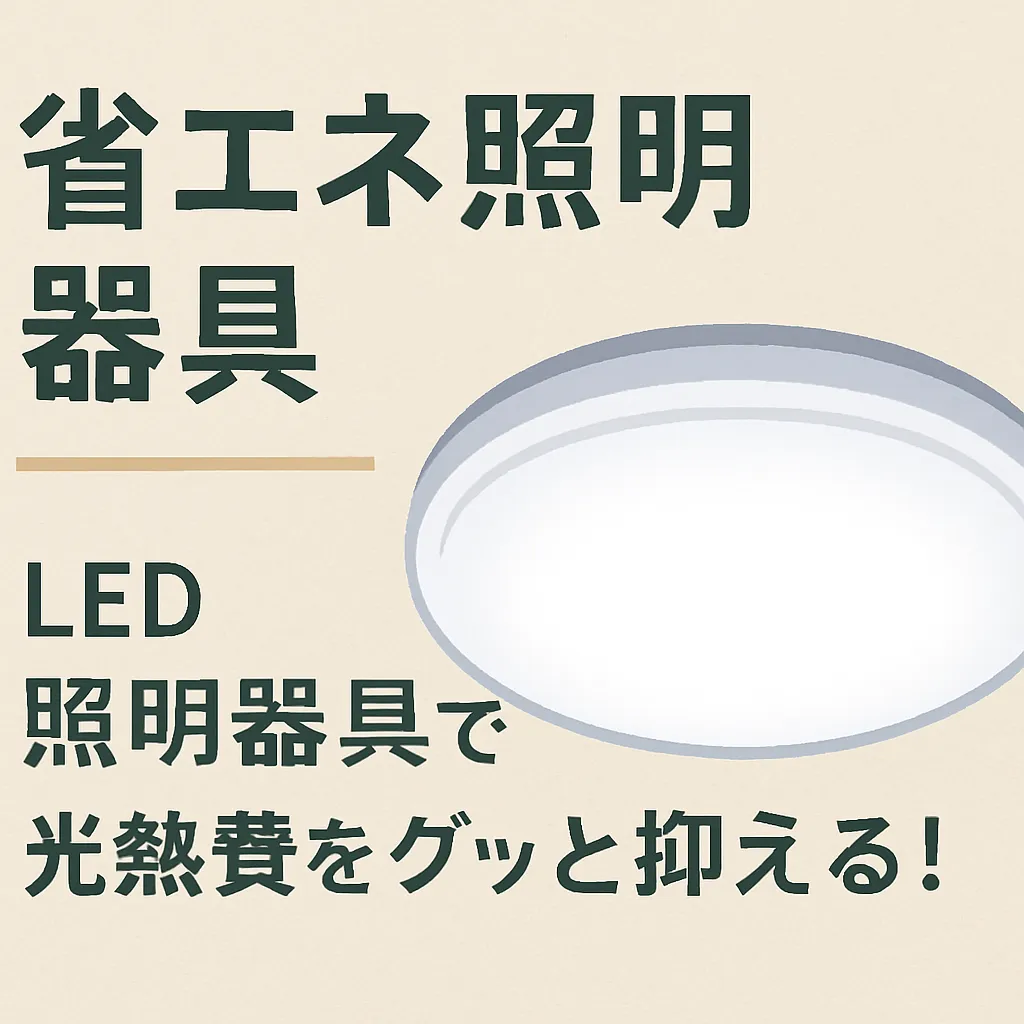 【すぐできる節電術】省エネ照明器具で光熱費をグッと抑える！